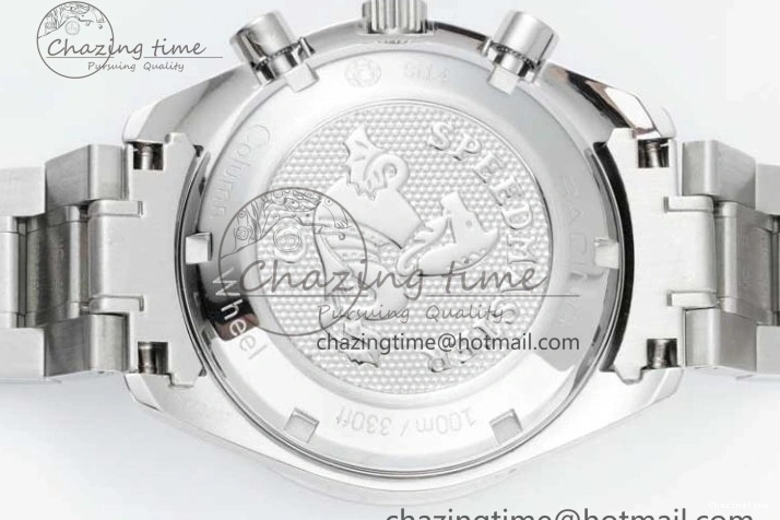 0512 Speedmaster Racing Master SS HKF Best Edition White Dial on SS Bracelet A Premium 7809